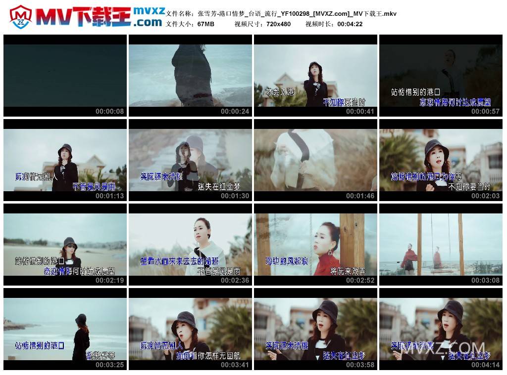张雪芳-港口情梦_台语_流行_YF100298
